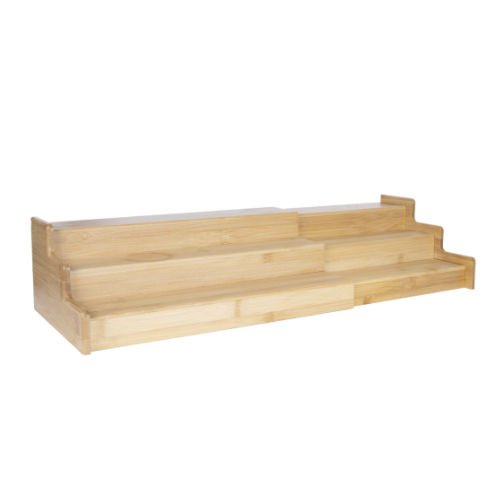 Extendable Bamboo Free-Standing Spice Rack