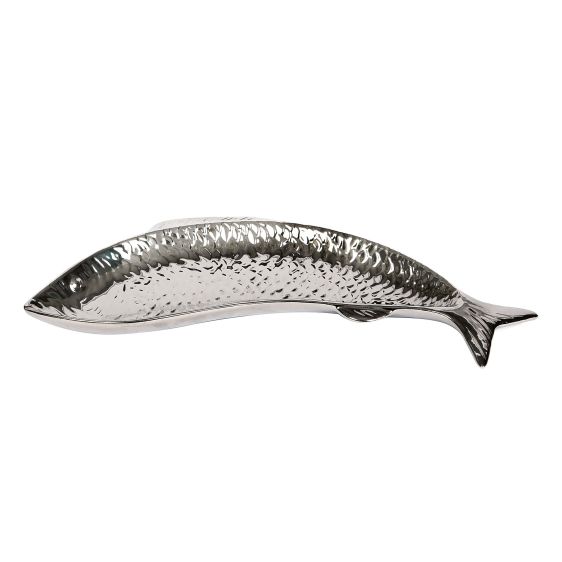 Decorative Fish Plate - Silver