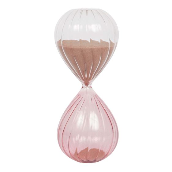 Pink Swirl Hourglass 