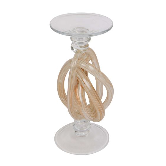Tangled Glass Candle Holder 