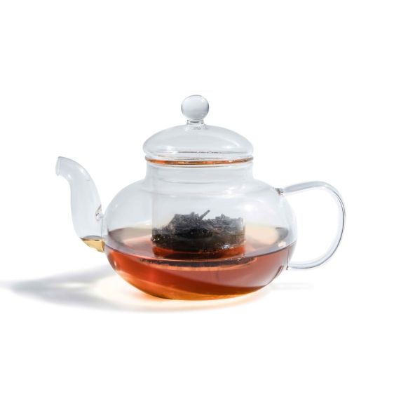 Borosilicate Glass Teapot with Glass Lid and Strainer- 600ML