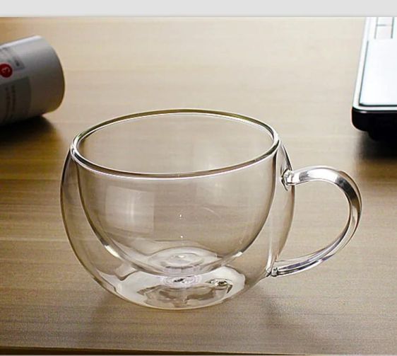 Big glass tea cup cheap