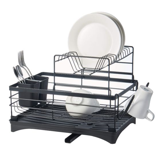 2-Tier Stainless Steel Dish Drying Rack