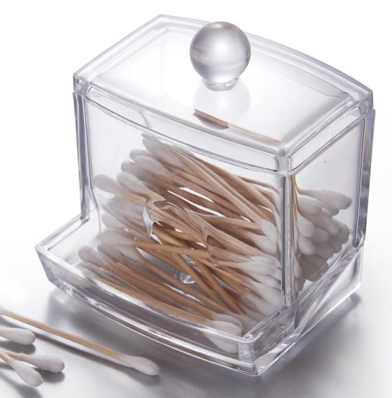 Cosmetic Organiser Cotton Buds Holder, 8 x 9.6cm