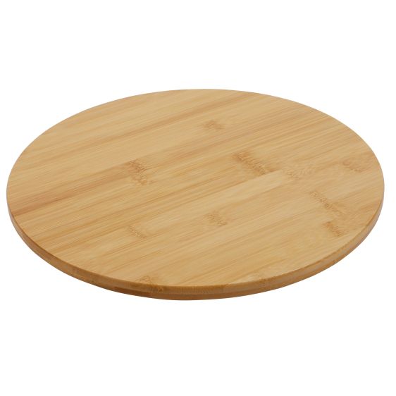 Rotating Turntable Bamboo Lazy Susan, 33cm