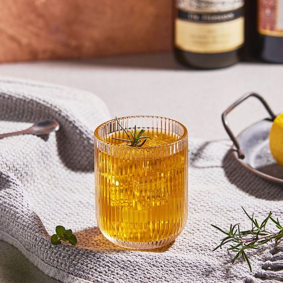 Linea Ribbed Tumbler Glass
