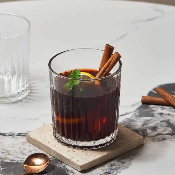 Luxe Striped Highball Glasses