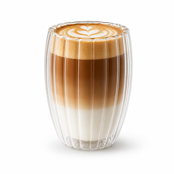 Velora Ribbed Double Walled Glass