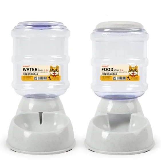 Eden & Willow Pet Feeder Dispenser for Food and Water, Pack of 2