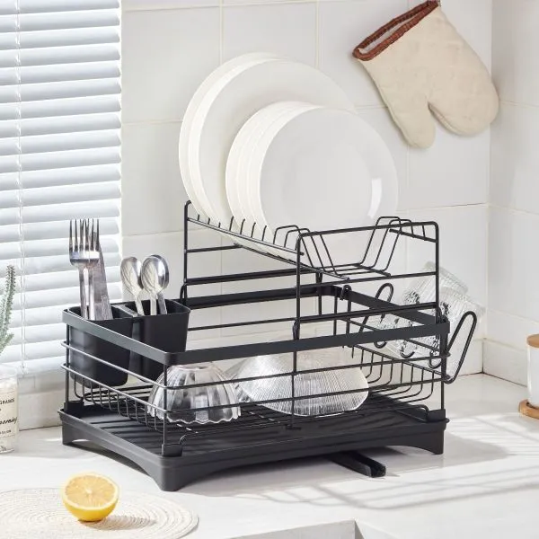 Eden & Willow Stainless Steel 2-Tier Dish Drying Rack