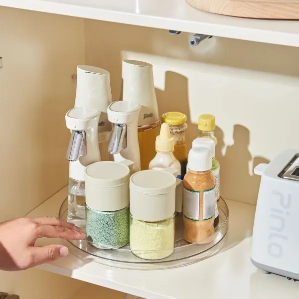 Large rotating turntable Lazy Susan organizer 