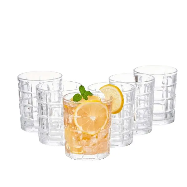 Eden & Willow Crystal Clear Highball Drinking Glasses for Cocktails and Whisky